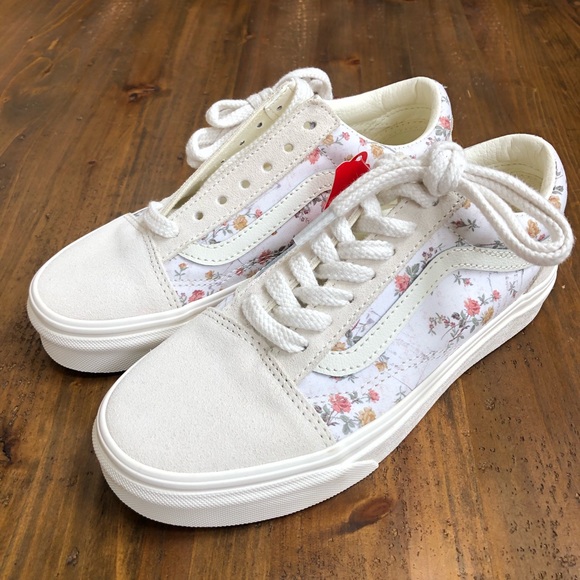 vans marshmallow floral